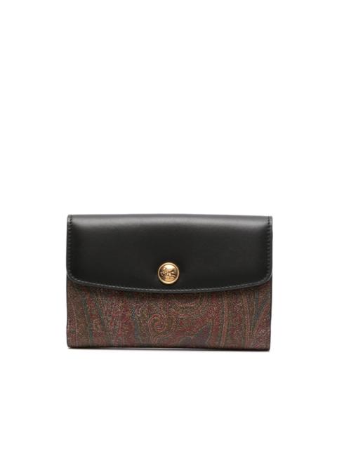 Etro Essential paisley-print leather wallet