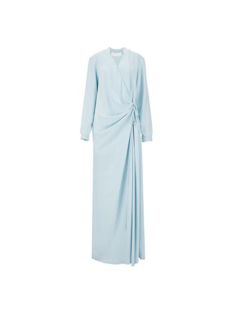 tie-front maxi dress