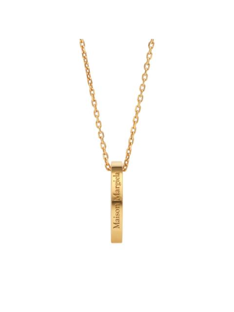 Maison Margiela logo ring necklace