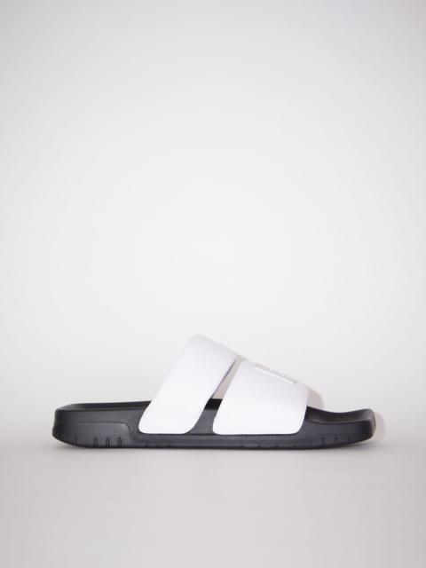 Acne Studios Flat sandals - White/black