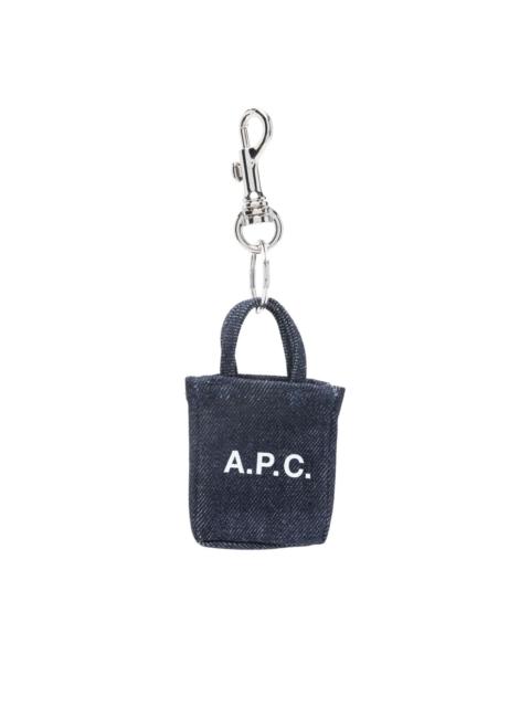 A.P.C. logo-print keyring