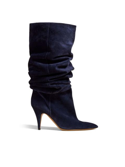 The River90mm suede knee-high boots