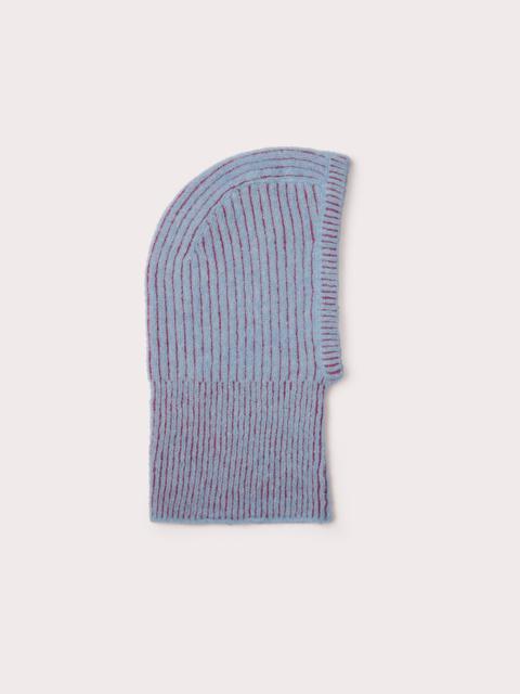 BY FAR REBA BALACLAVA PALE BLUE MERINO WOOL