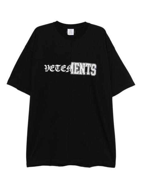 VETEMENTS printed cotton T-shirt