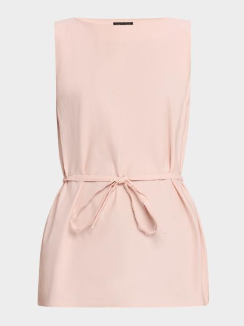 rag & bone Holland Belted Linen Tunic Top