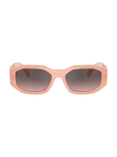 VERSACE Women's 0VE4361 53MM Hexagon Sunglasses - Pink Grey