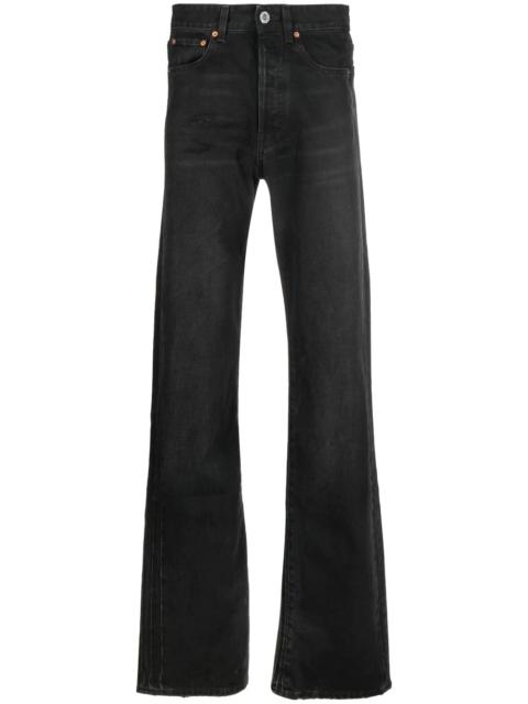 VETEMENTS dark-wash bootcut  jeans