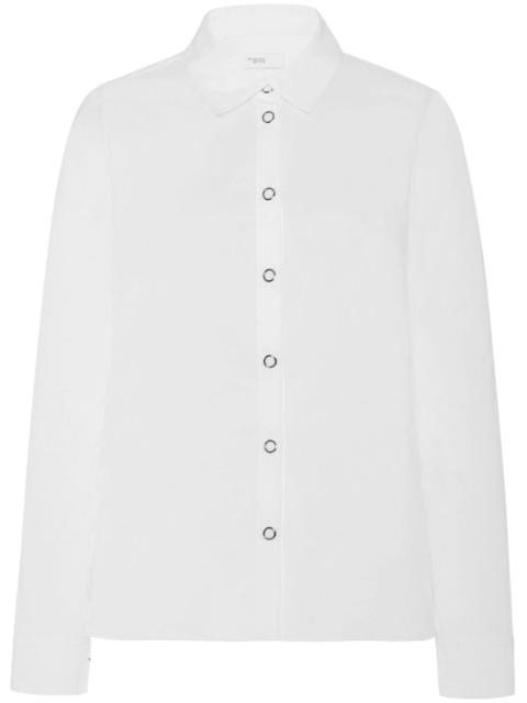 ROSETTA GETTY organza press-stud shirt