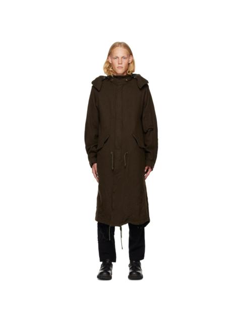 Brown Milling Coat