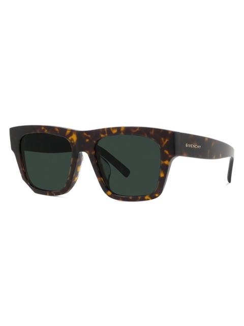 Givenchy Women's 52MM Square Sunglasses - Dark Havana Green