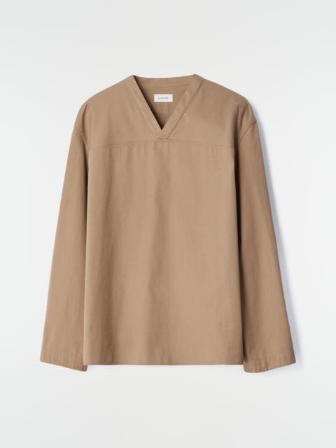 Lemaire V-NECK TOP IN LIGHT COTTON TWILL