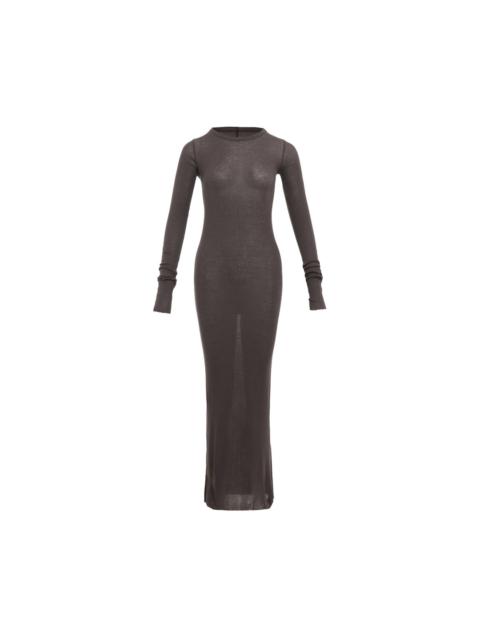 Rick Owens Rib Long Sleeve Dress