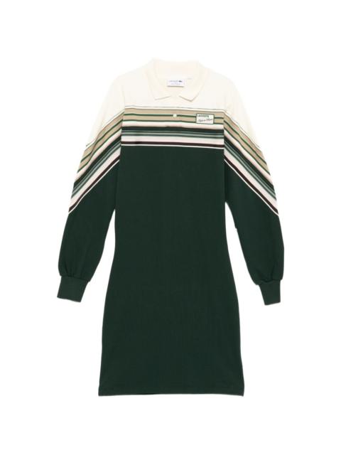 LACOSTE striped mini dress