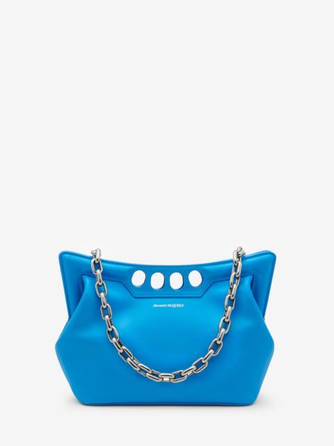 Alexander McQueen Women's The Peak Bag Small in Lapis Blue
