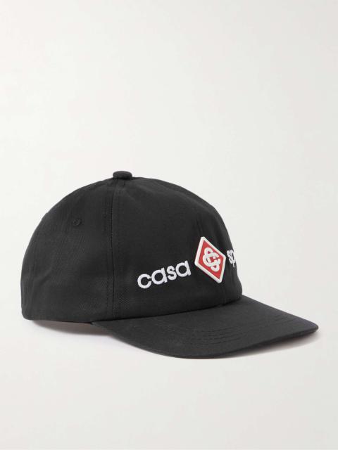 Casa Sport Logo-Embroidered Cotton-Twill Baseball Cap