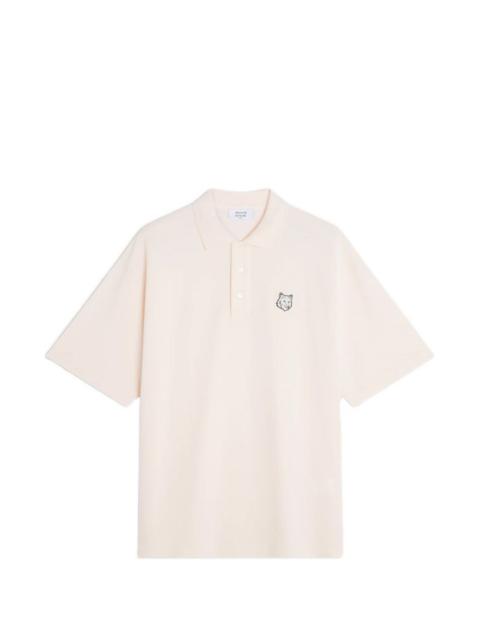 Maison Kitsuné embroidered polo shirt