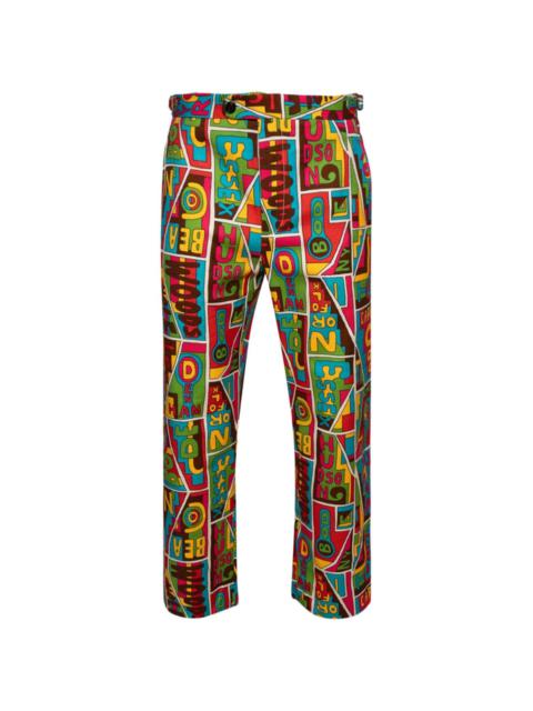 BODE New England graphic-print trousers