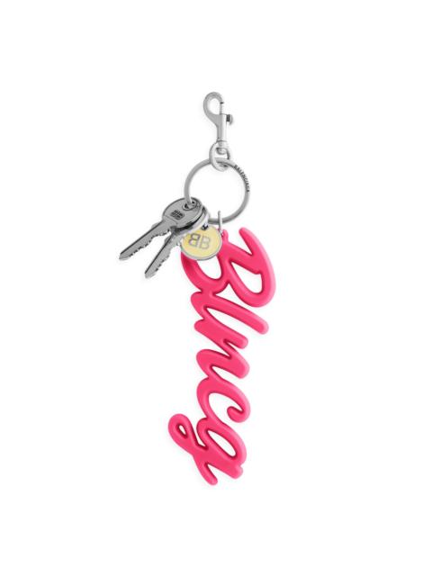 BALENCIAGA Women's BB Keychain Charm - Multicolored