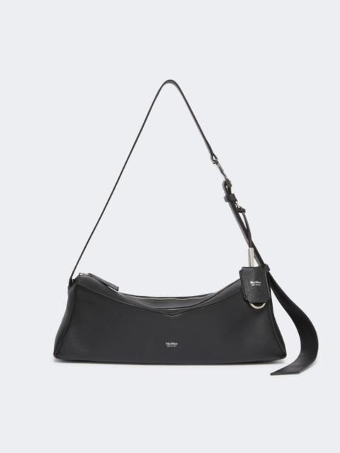 Max Mara SKIPPERS Small leather shoulder bag - BLACK