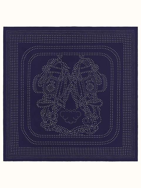 Hermès Brides de Gala perforated scarf 90