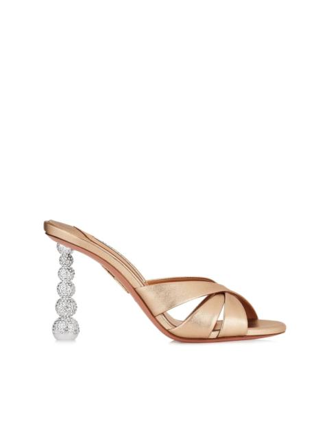 AQUAZZURA 95mm Yes Baby Mule 95