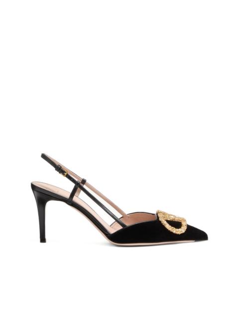 Valentino 80mm VLogo Signature slingback pumps