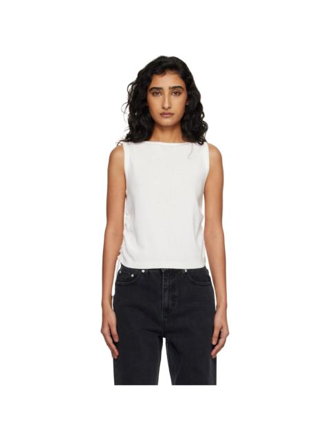 Dunst Off-White Layering Knit Tank Top