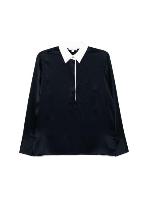 Vince silk satin top