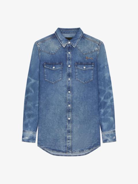 SLIM FIT SHIRT IN DENIM