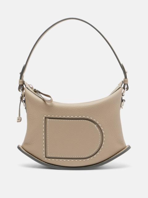 DELVAUX Pin Swing Surpiqué mall leather shoulder bag