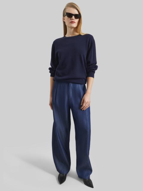 DARKPARK Darkpark Phebe Light Chambray Wide-Leg Pants - Blue Denim