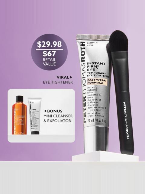 Peter Thomas Roth INSTANT FIRMx® EYE EASY-WEAR FORMULA WITH BONUS MINI 2-STEP PREP SET