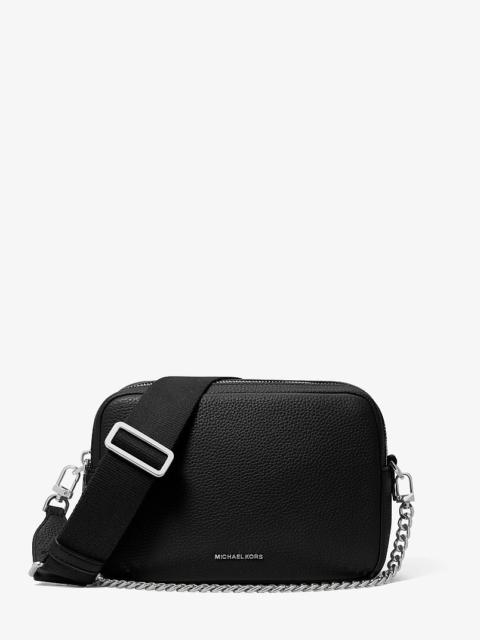 MICHAEL KORS Bryant Medium Pebbled Leather Camera Crossbody Bag