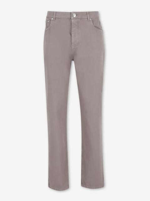 COTTON STRAIGHT LEG TROUSERS