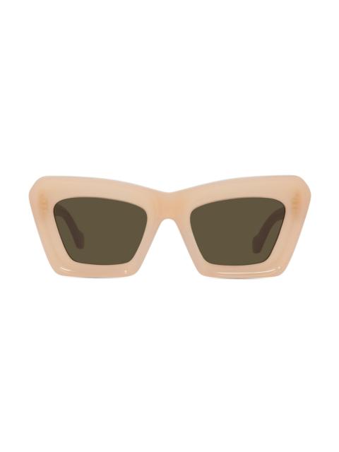 Loewe Women's Anagram 52MM Cat-Eye Sunglasses - Pink Brown