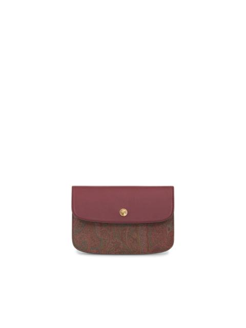 Etro paisley-print leather wallet