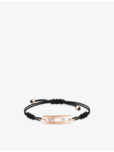 MESSIKA Move Classique 18ct Gold And 0.27ct Diamond Cord Bracelet