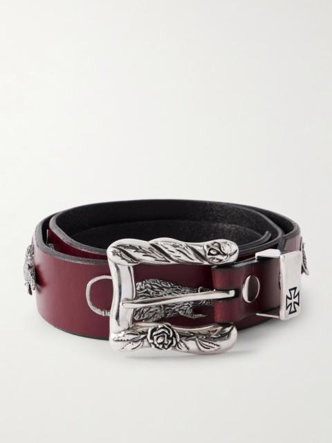 Enfants Riches Déprimés 4cm Rat Chase Leather Belt Burgundy