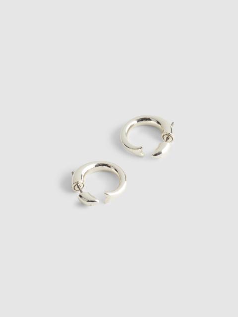 Madewell Fish Split Hoop Earrings