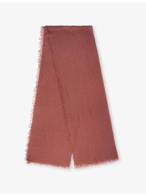 Rick Owens Follo Cashmere-Silk Pashmina Scarf