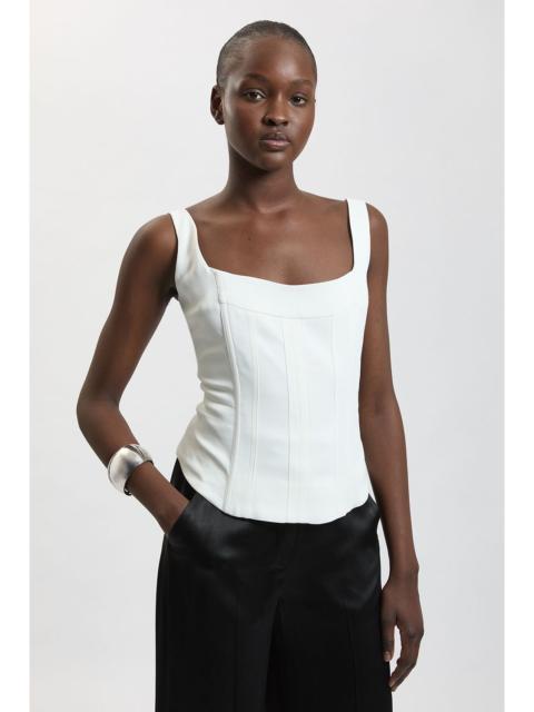 KAREN MILLEN Petite Compact Viscose Corset Top