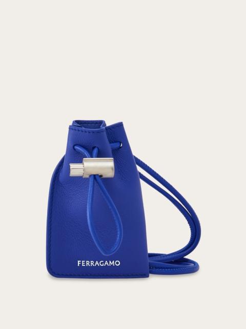 FERRAGAMO MINI DRAWSTRING BAG