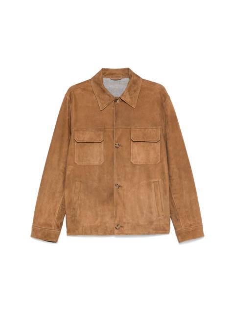 suede shirt jacket