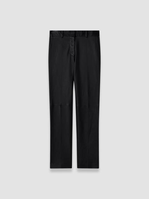 JOSEPH Coleman Long Leather Stretch Trousers