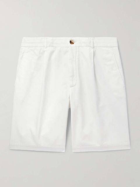 Brunello Cucinelli Straight-Leg Cotton-Twill Shorts