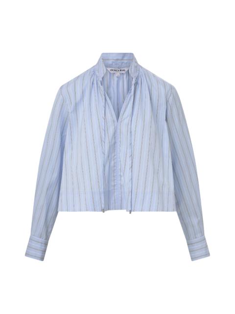 VERONICA BEARD KAITS STRIPED BLOUSE