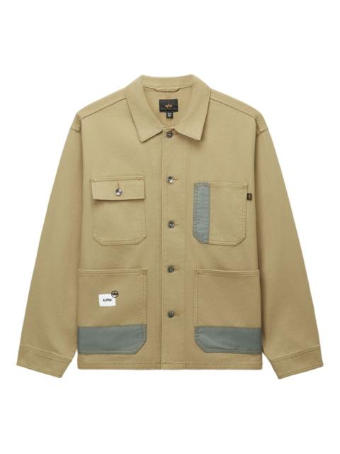 ALPHA INDUSTRIES patch-pocket cotton jacket