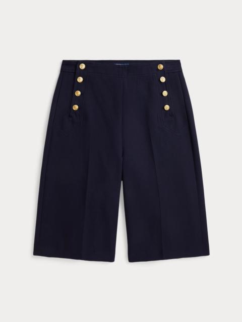 Polo Ralph Lauren Beaton Cotton-Wool Culotte Pant
