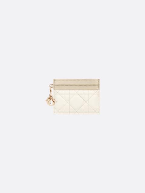 Dior Lady Dior Freesia Card Holder