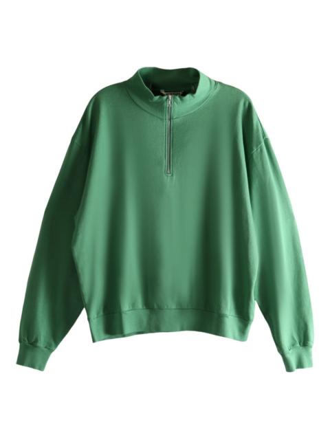 AURALEE half-zip sweatshirt